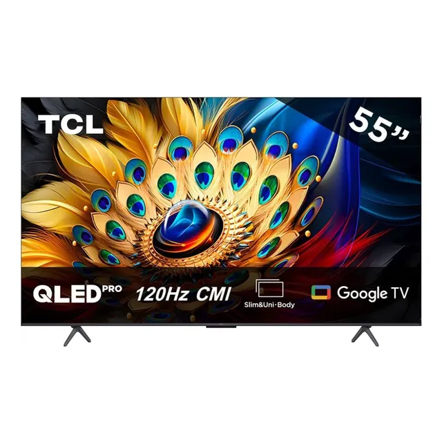 Tcl Pantalla De 55 Pulgadas Class 4k Smart Qled Tv 55q651g