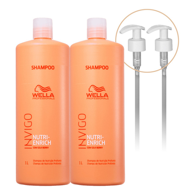 Kit Wella Professionals Invigo Nutri-enrich Shampoo Válvula Kit Wella Professionals Invigo Nutri-enrich Shampoo Válvula