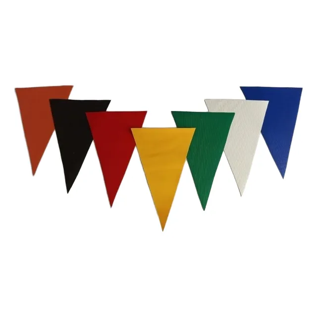 Banderines Grandes Decorativo Plástico Multicolores Exterior