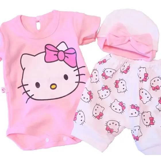 Ajuar Conjunto Bebe Trio Disfraz Regalo Nacimiento Body Gorr