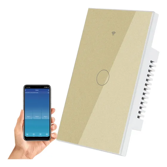 Interruptor Inteligente Touch Wi-fi De 1 Vías Sin Neutro