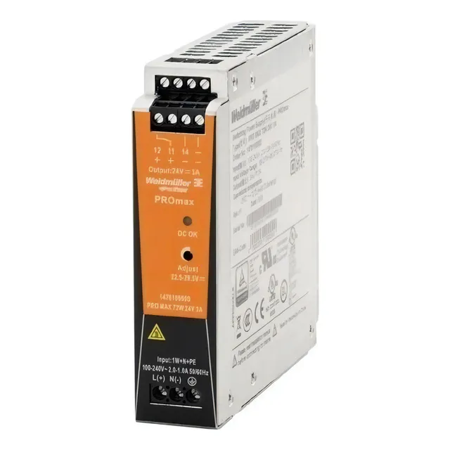 Fuente De Poder Pro Max 72w 24v 3amp Weidmuller 1478100000