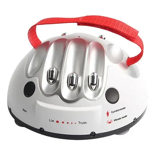 Detector de Mentiras con Microdescarga Eléctrica para Niños 1x Toy Color Plateado