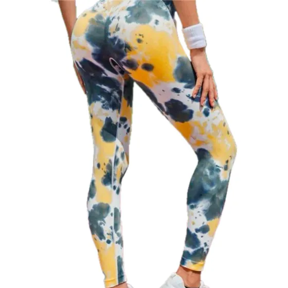 Licra Larga Estampada Deportiva De Dama Para Entrenar Gym