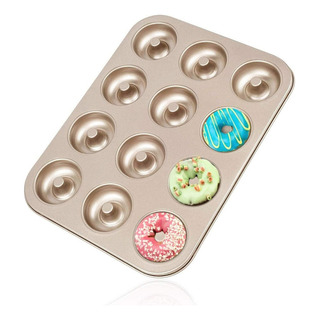 Forma De Donut Para Assar Forma De Donut Com 12 Cavidades Forma De Donut Para Assar Forma De Donut Com 12 Cavidades