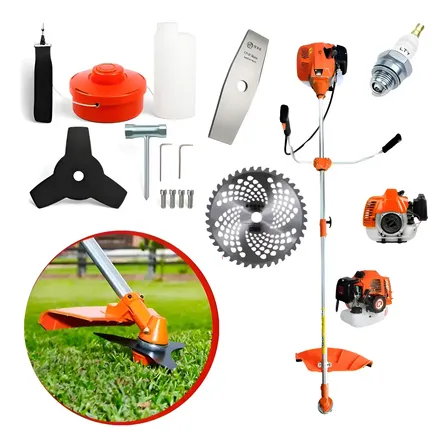 Roçadeira Gasolina 75cc Profissional 6 Em 1 Com 80 Dentes
