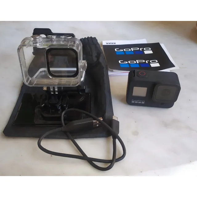 Cámara Gopro Hero 8 Black + Protector De Vidrio + Case