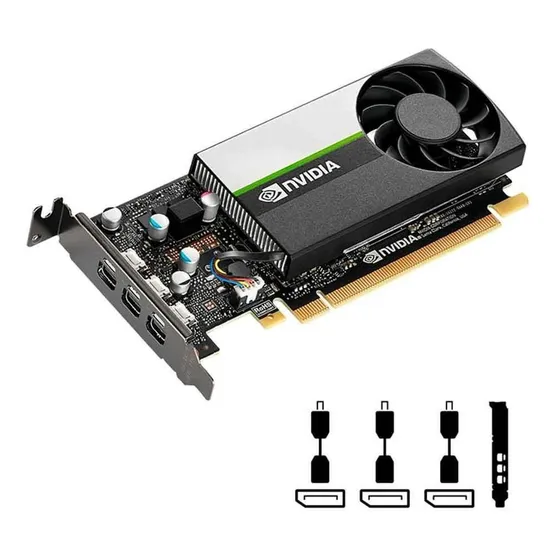 Placa De Vídeo Quadro Pny Nvidia T400 4gb Gddr6 64 Bits