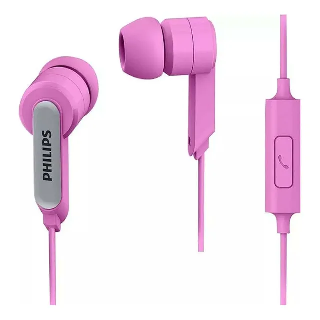 Auricular Philips She-1405 Con Microfono Manos Libres Rosa