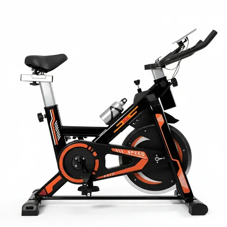 Bicicleta Ergométrica Spinning Mkfit 13kg Titan Profissional Laranja
