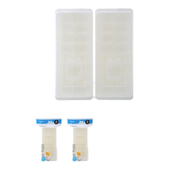 Bandeja Para Cubos De Hielo (blanco / 2 Pzas)