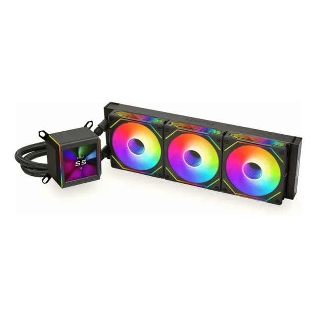 Lian Li Ga Ii Lcd 360mm Aio Asetek 8th Gen Refrigerador