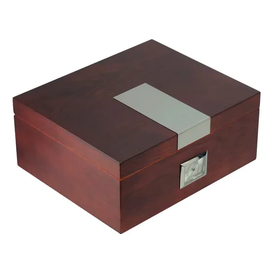 Umidificador Para 30 Charutos Cigarol Aros Cedro Espanhol