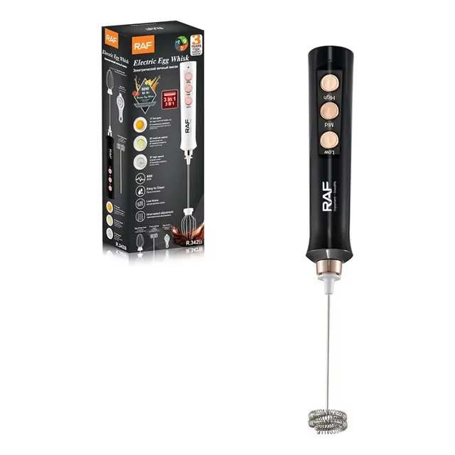 Batidora De Mano Portátil Acero Inoxidable Para Huevos Leche