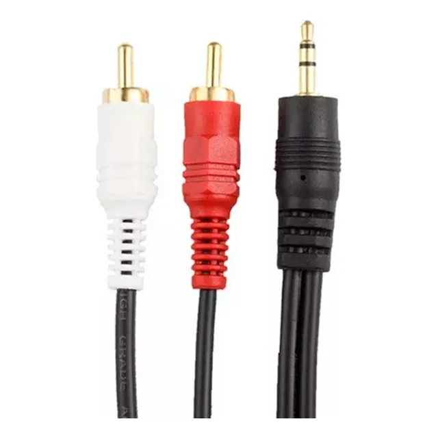 Cable 2x1 Rca A Estereo 1.5 Metros