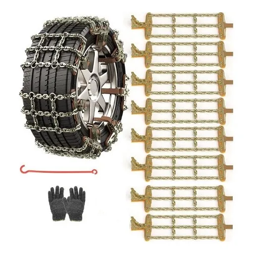 X8 Cadena Para La Nieve Antideslizante Auto 225 A 285 Rin
