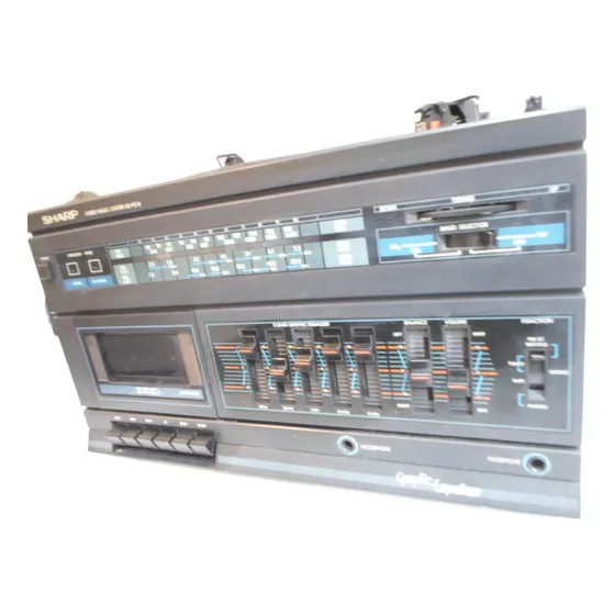 Mini System  Sharp 3x1 Mod. Sg110b Sem As Caixas Funcionando