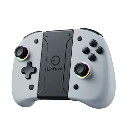 Controle Para Nintendo Switch Sem Fio Hall Effect Joystick, Branco