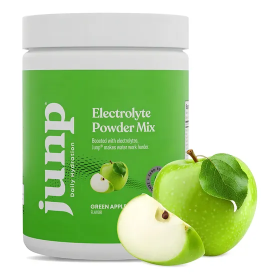Junp Mezcla De Electrolitos En Polvo 423g Manzana Verde