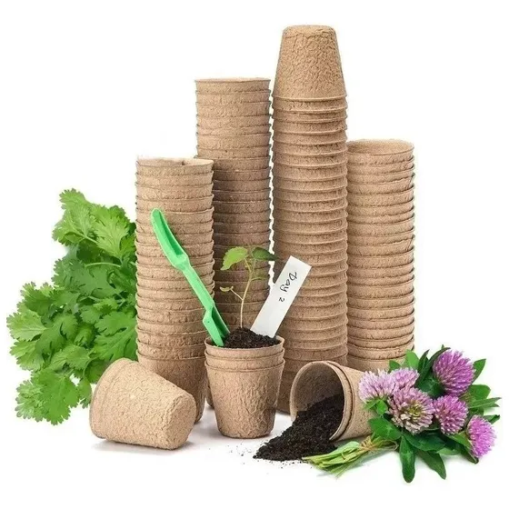 Macetero Biodegradables 50 Unidads