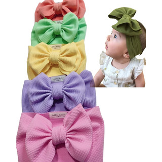 Diademas Con Moño Doble Para Bebé Vincha, Tiara Turbante 10p Diademas Con Moño Doble Para Bebé Vincha, Tiara Turbante 10p