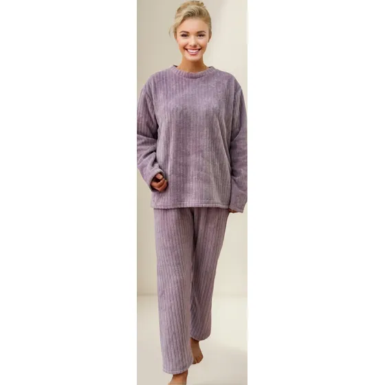 Pijama Mujer Polar Super Soft Terrenal Lisos Super Suave