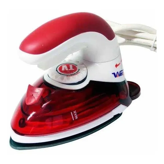 Mini Ferro De Passar Vapor Steamer Para Viagem Vermelho Patchwork 127/220V