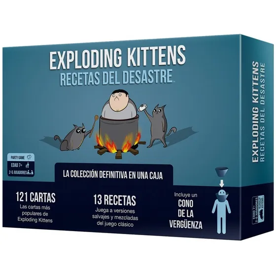 Juegos De Mesa Exploding Kittens Recetas Del Desastre