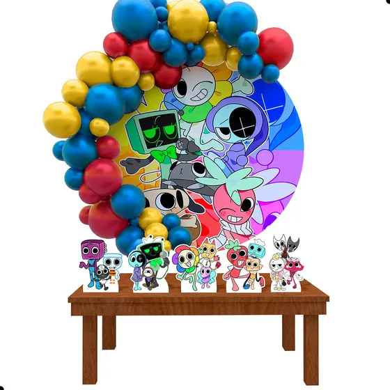 Painel Redondo Sublimado E Displays Dandys World