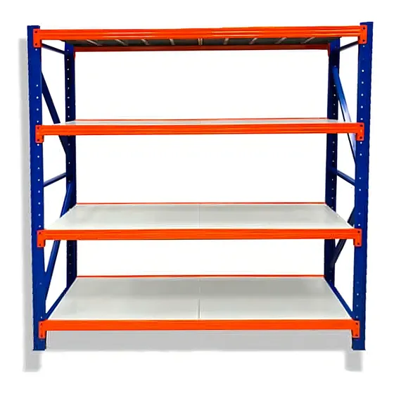 Pack 2 Estantes Metálicos Rack 150 X 200 X 50cm Aspor