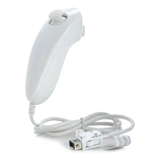 Controle Nunchuck Para Nintendo Wii E Nintendo Wii U Branco
