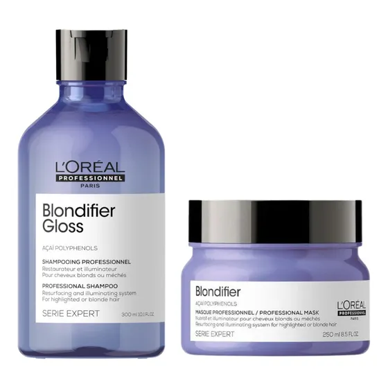Kit Shampoo + Máscara Blondifier Gloss L'oréal Professionnel