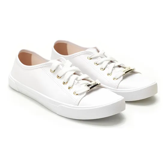 Zapatillas Blancas Mujer Moleca 5296-510-7800