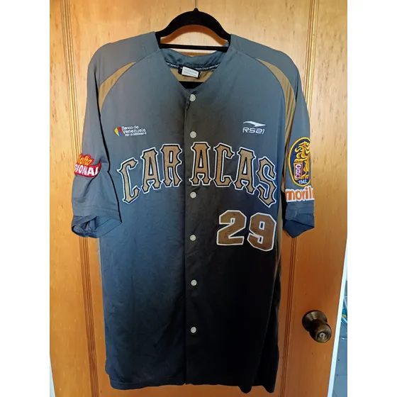 Camisa Original Leones Del Caracas Jorge Julio Tapia #29
