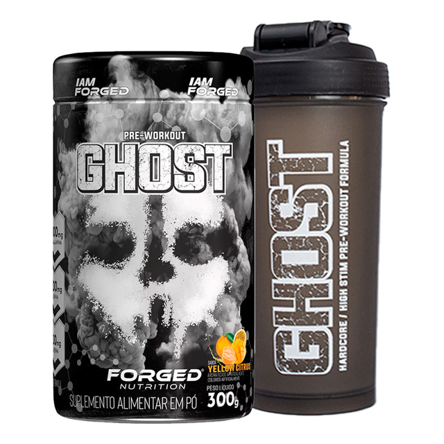 Pré Treino Ghost 2.0 Com Beta Alanina, Cafeína, Tirosina, Taurina 300g - Forged Nutrition ... Pré Treino Ghost 2.0 Com Beta Alanina, Cafeína, Tirosina, Taurina 300g - Forged Nutrition ...