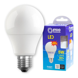 Foco Led 5w = 25w Focos Ahorradores Bombilla Luz Led Etco Foco Led 5w = 25w Focos Ahorradores Bombilla Luz Led Etco