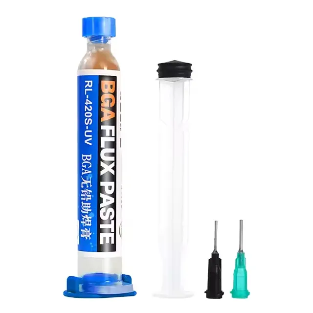 Flux Soldadura Uv Sin Plomo Reballing Bga Smd Jeringa 10 Cc
