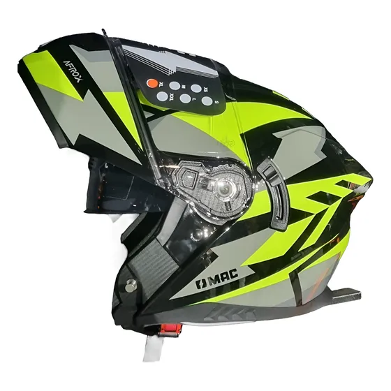 Casco Mac Rebatible Doble Visor Homologacion Ece2206