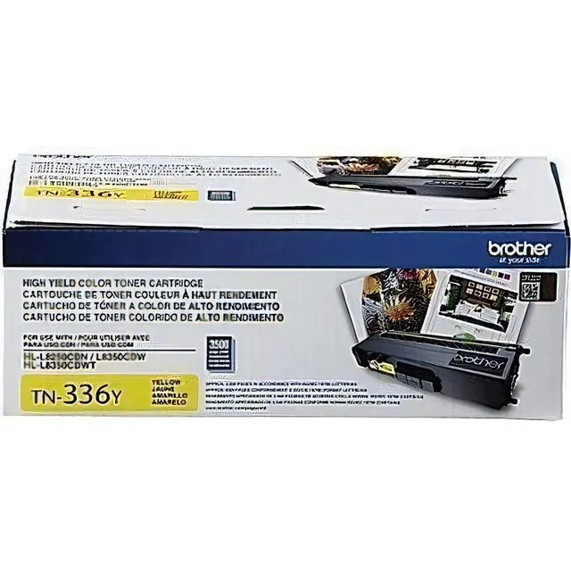 Tóner Brother Tn-336y Amarillo, 3500 Páginas