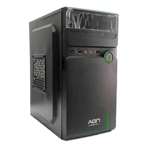 Case Gabinete Pc Aon Elitecase-250 Con Fuente Micro Atx 500w