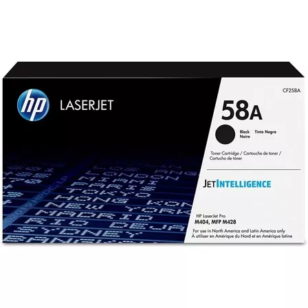 Toner Hp Cf258a Original Negro Laser Jet M404 Mfp428 (58a)