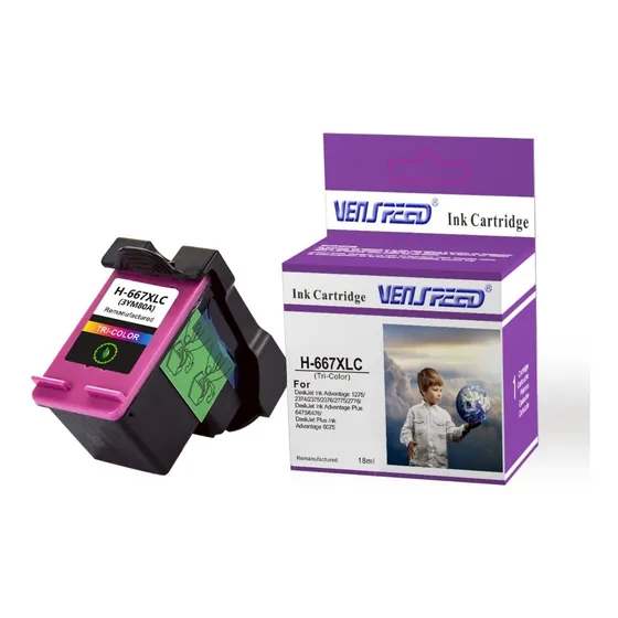Cartucho Compatible Hp 667 Xl Color Para 2375 2775 