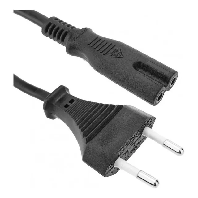 Cable Poder Tipo 8 Enchufe Nacional 1.8mts Cobre C7 C