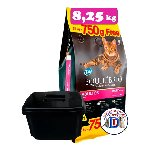 Equilibrio Gato 8.25 Kg + Contenedor