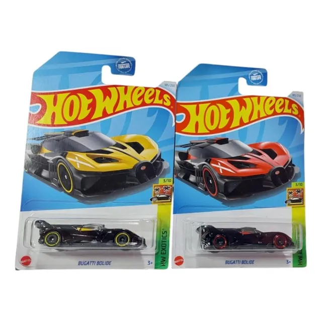 Hot Wheels Bugatti Bolide Hw Exotics Pack De 2pz