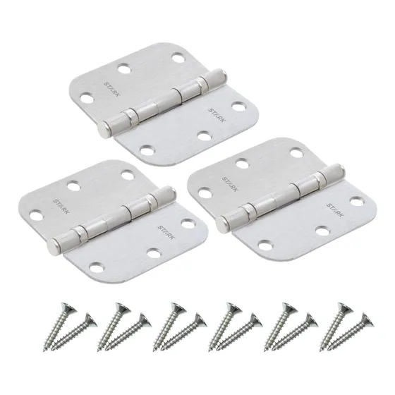 Bisagra Para Puerta Madera Rodamiento Cierre Suave 3x3 Inox