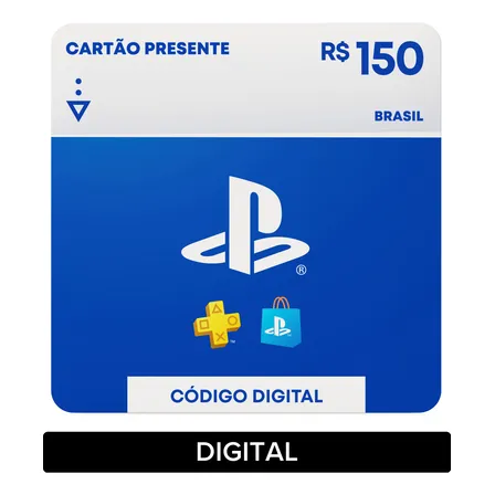 Sony Playstation Store Gift Card R$ 150 (digital)