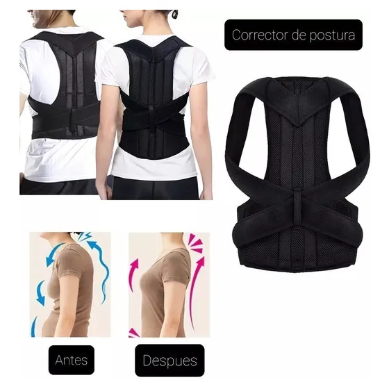 Corrector De Postura Ajustable Espalda Faja Hombre Mujer 