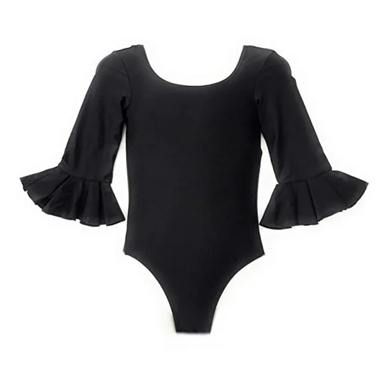 Camisa Ancatex Body Flamenco Manga Larga Mujer Adulto.