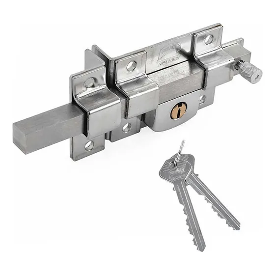 Cerradura Barra Fija Cromo 800 Phillips Izquierda